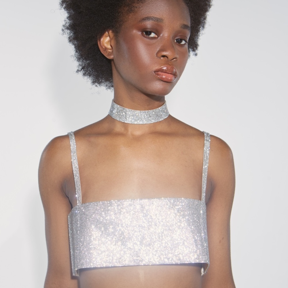 Nue Studio CHARLOTTE TOP CRYSTAL Beyoncé Concert